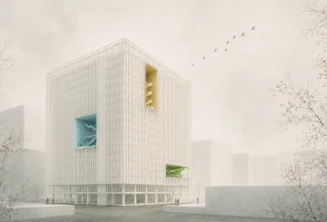 INTERACTING CUBE - 지식산업센터, 현대적 살롱 재해석