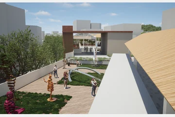 물과 땅 위에 , 떠오른 플랫폼 — 이미지 7